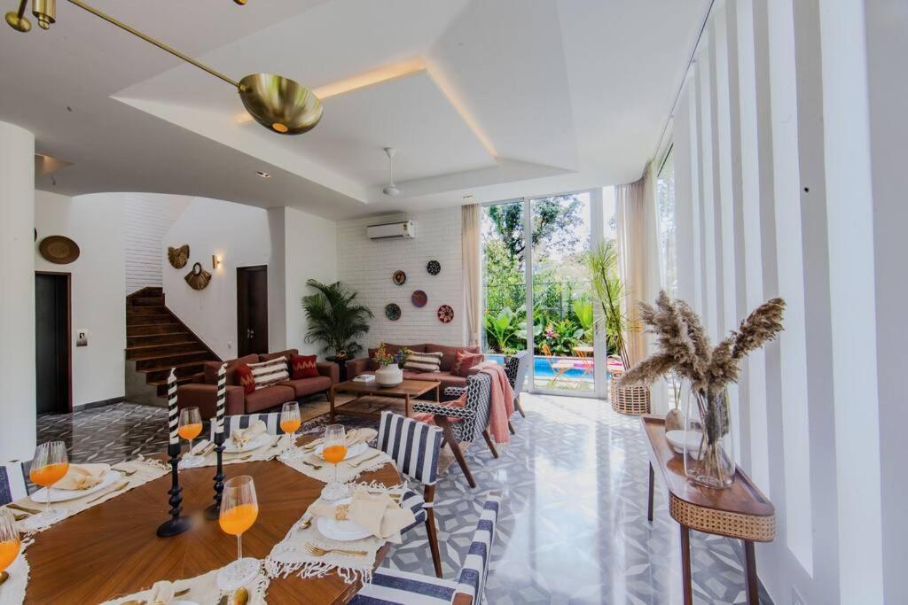 Presidential Luxury Villa Anjuna With Pvt Pool & Bathtub, Most Prime Location Exterior foto